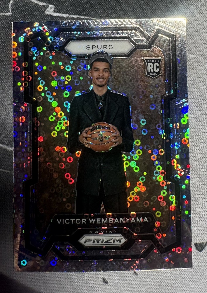 2023-24 Panini Prizm Victor Wembanyama Rc Fast-Break Image Variation #136 Spurs