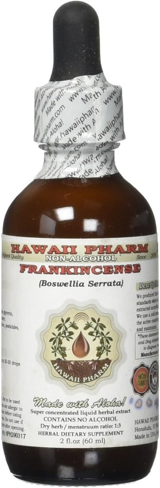 Frankincense Alcohol-Free Liquid Extract, Frankincense (Boswellia Serrata) Dried