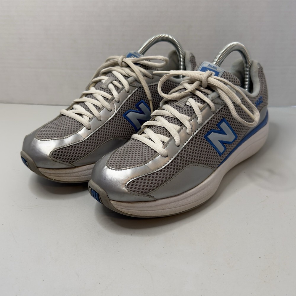 New Balance 1442 Silver Blue Wellness Rock & Tone Walking Shoes Women’s 8.5 B
