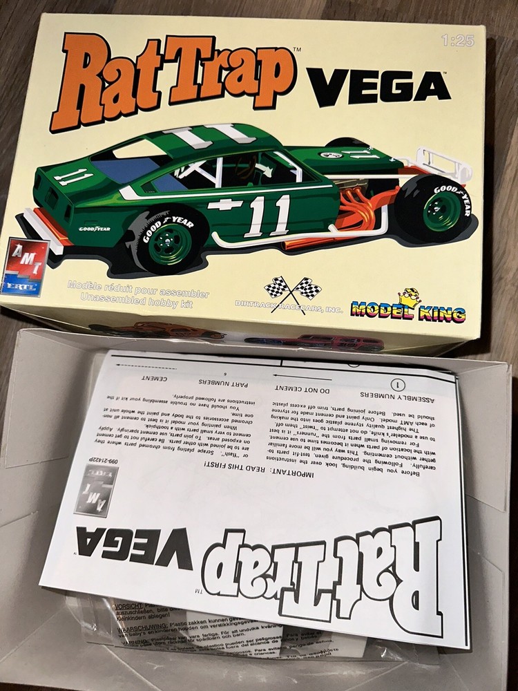 #57 AMT ERTL Rat Trap Vega Model King KIT Dirt Track Modified Race Car