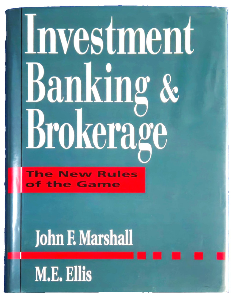 Investment Banking & Brokerage Hardcover Book Free Shipping