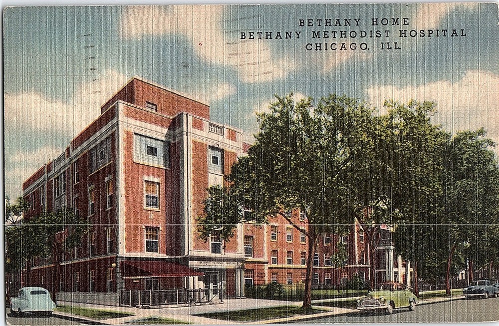 Postcard HOSPITAL SCENE Chicago Illinois IL m/09 AI1250