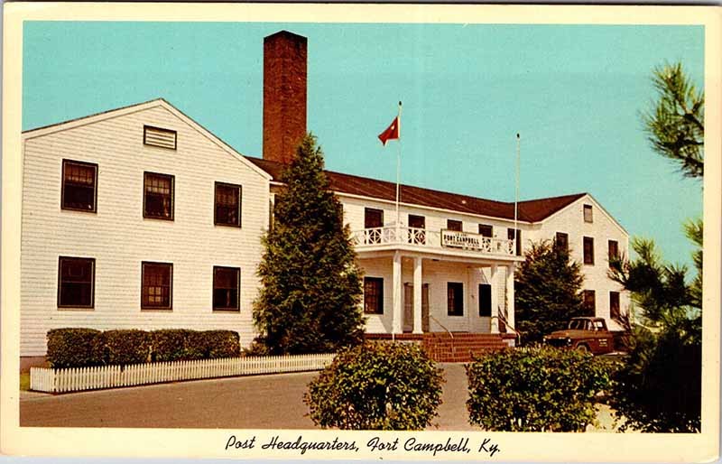 Postcard MILITARY SCENE Fort Campbell Kentucky KY m/09 AM4974
