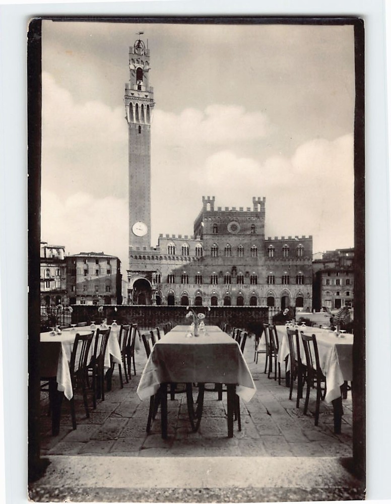 Postcard Ristarante Bar al Mangia Siena Italy