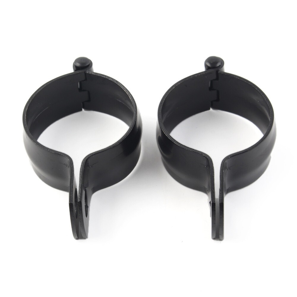 2Pcs Black Motorcycle Fork Clamp Turn Signal Light Bracket Holder  
