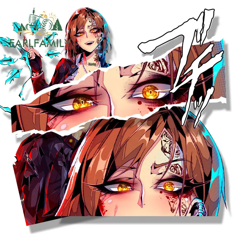 5.1 Inch Nobara Fanart Anime Car Sticker Waifu Decal Peek Design