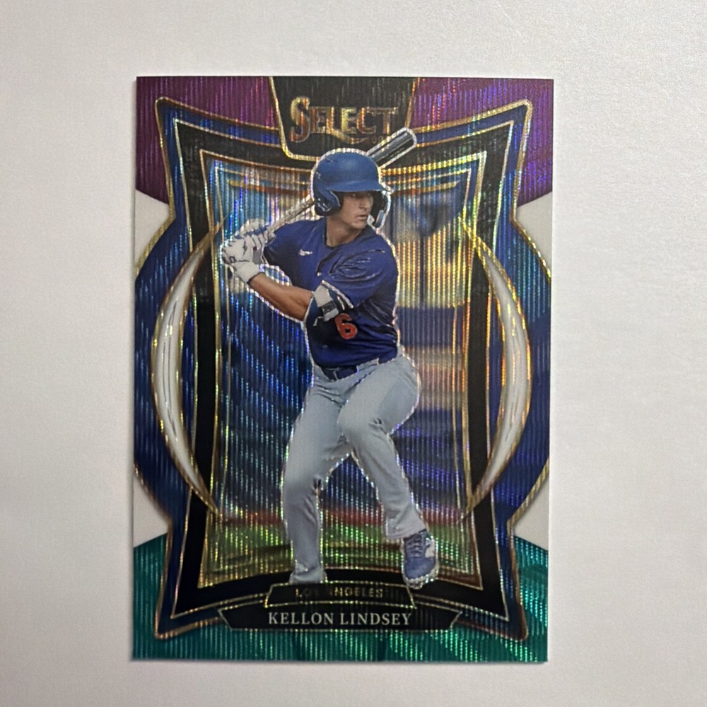 Kellon Lindsey 2025 Select -  Concourse - Tri-Color # 37 Dodgers