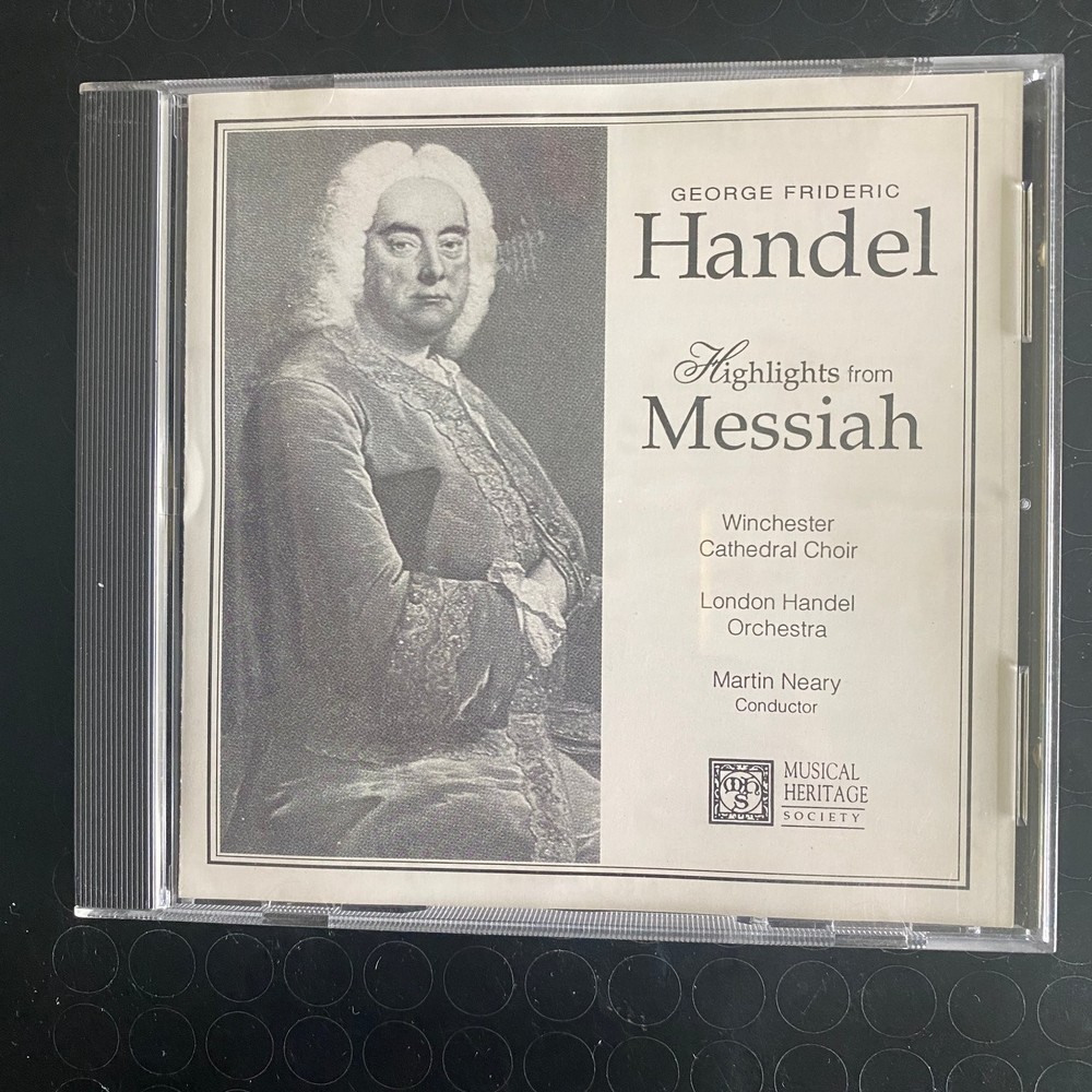 George Frideric Handel – Highlights from Messiah CD 1994 Classical Oratorio MHS