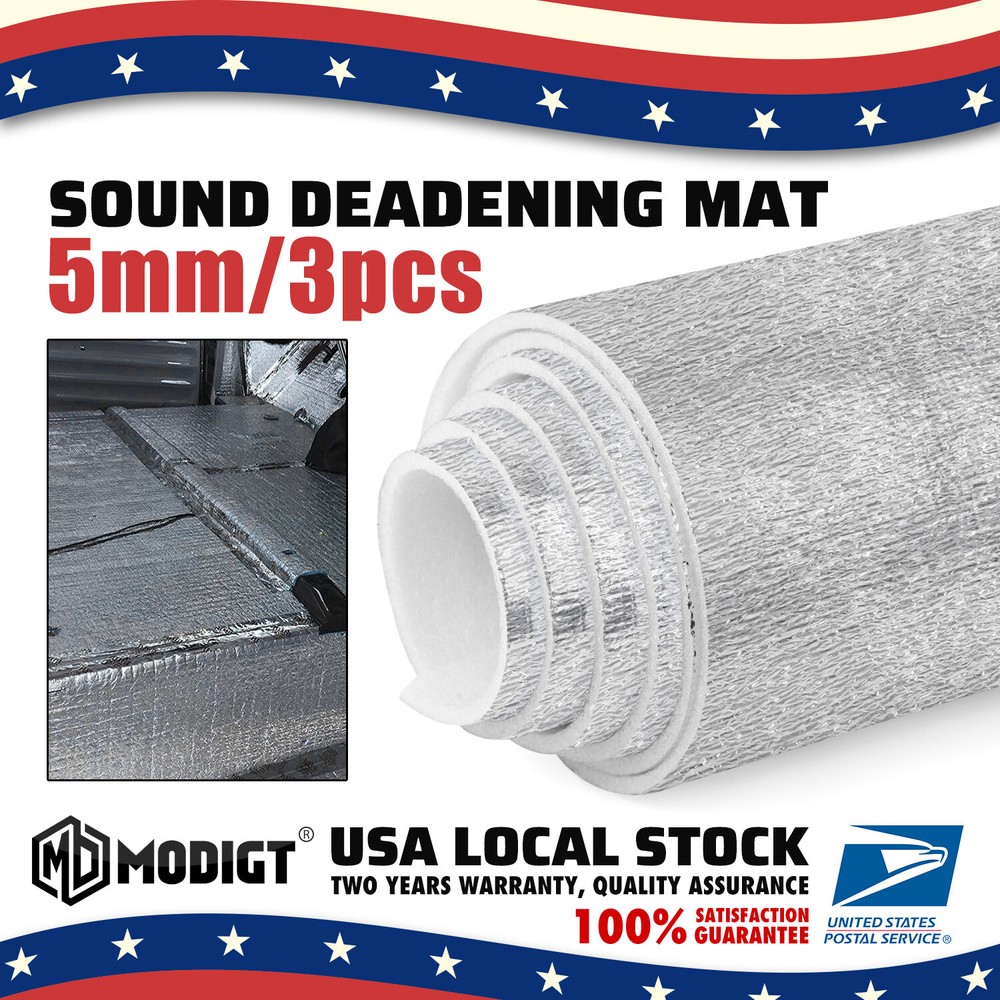 Vehicle Car Sound Deadener Reflective Insulation Pad Heat Guard 5mm 39