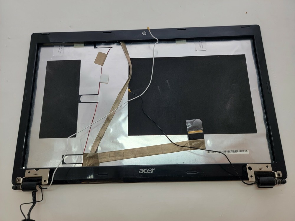 Acer Aspire 7741Z MS2309 604HN15011 LCD Back Cover Bezel with Webcam and Hinges  -image
