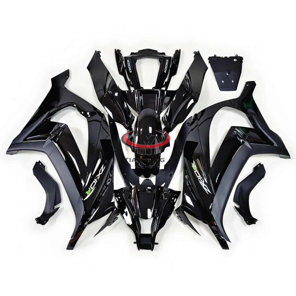 Glossy Black Injection Fairing Fit for Kawasaki 2011-2015 Ninja ZX10R Bodywork