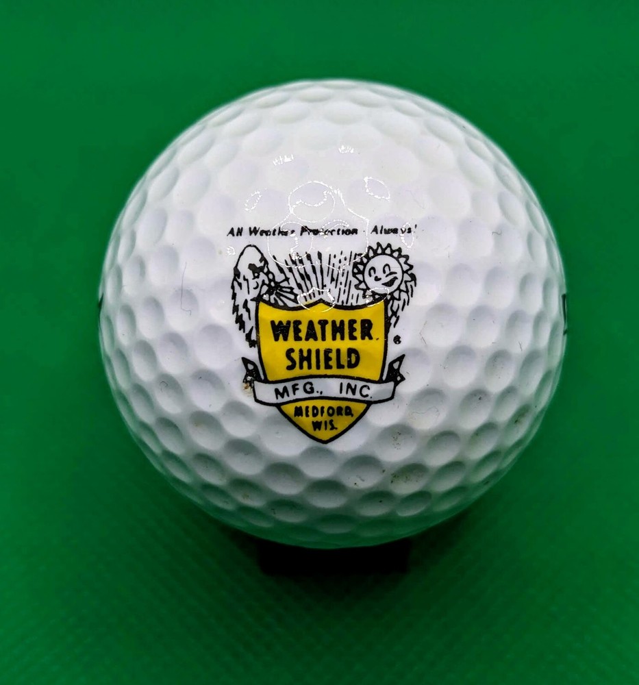 Weather Shield Window Manufacturing Medford Wisconsin logo golf ball