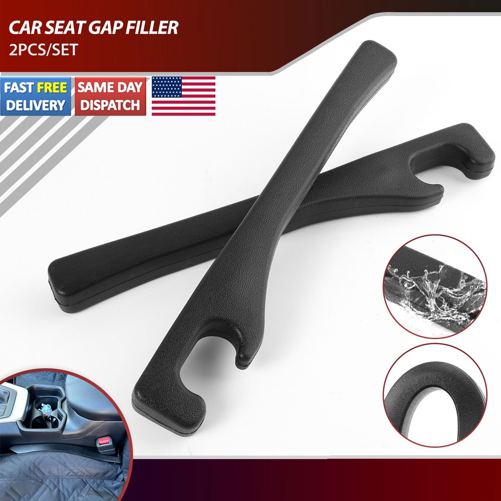 2pcs Universal Car SUV Seat Gaps Filler Crevice Blocker Console Side Fill Strip;