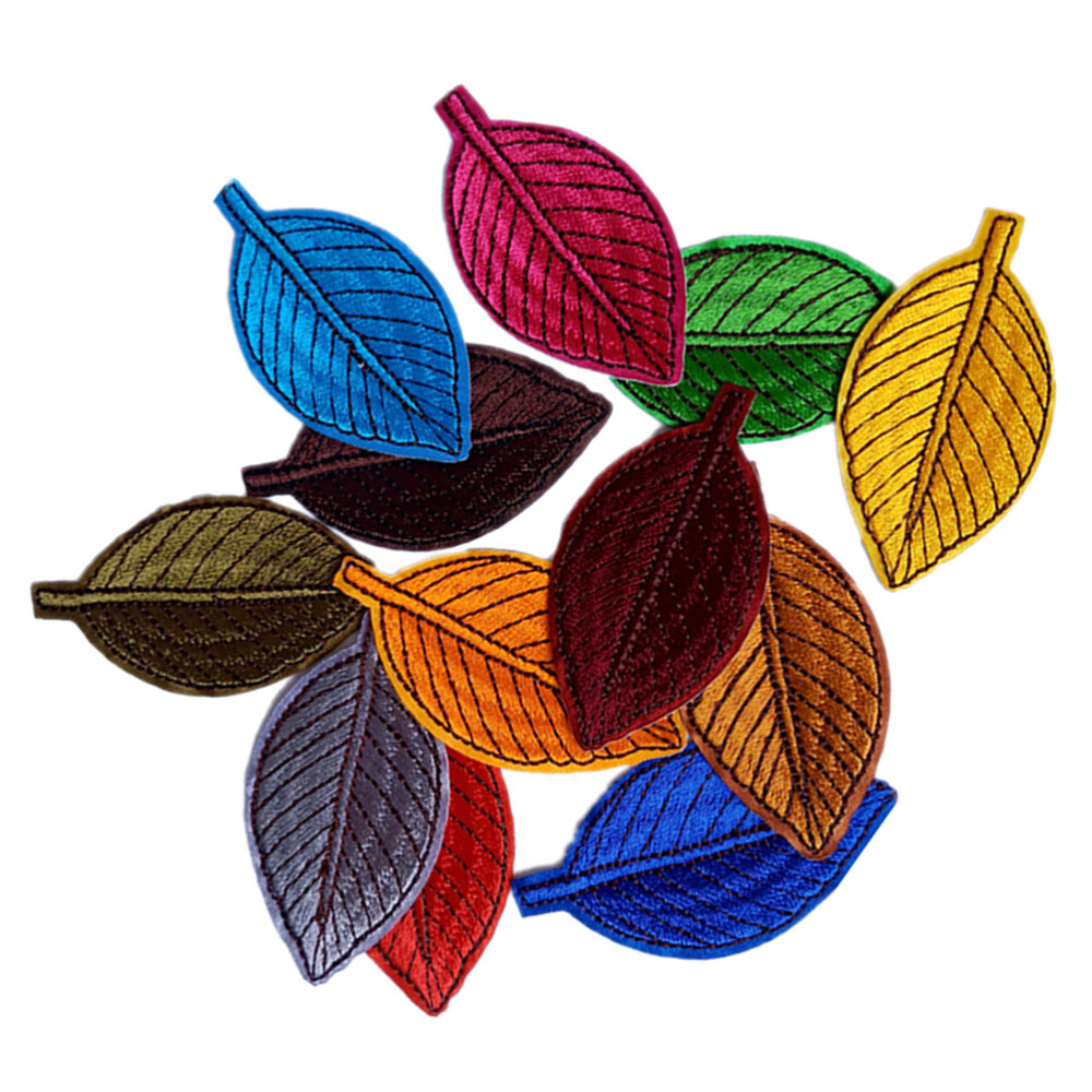 12 Pcs Flower Embroidery Decorative Backpack Floral Iron On Flower Clothes
