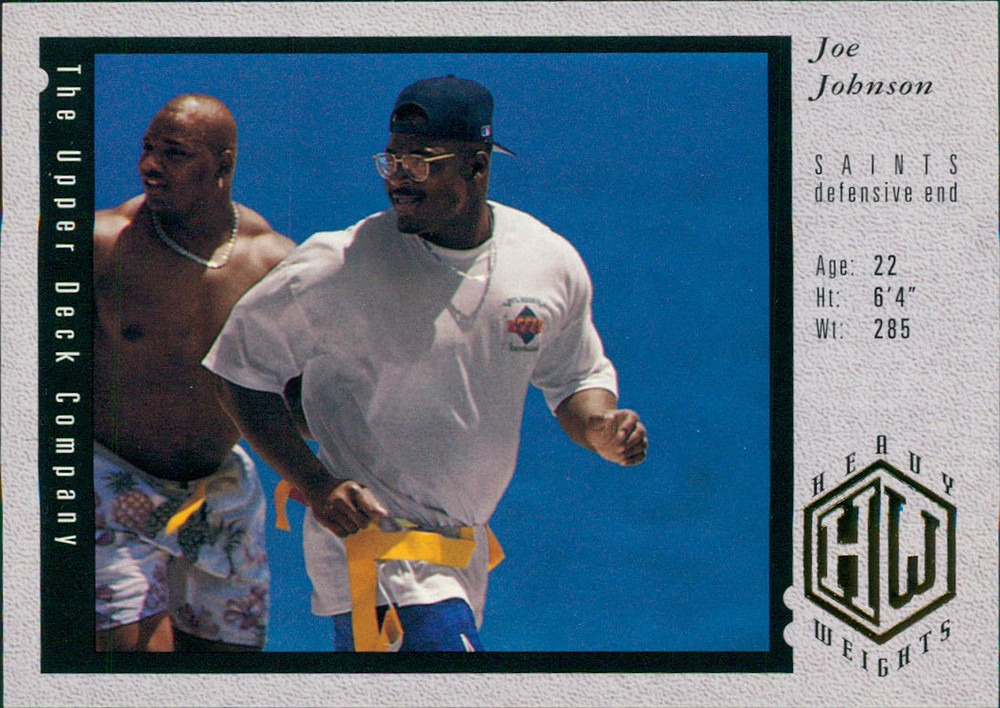 1994 Upper Deck - Heavy Weights Joe Johnson #35 (RC)