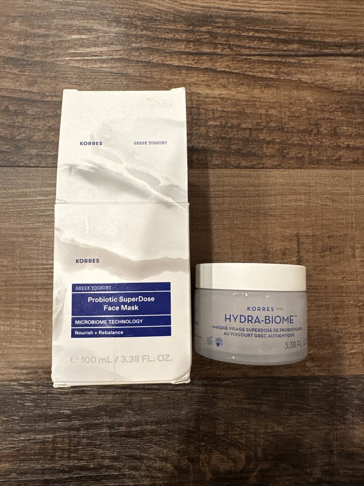 Korres Greek Yoghurt Probiotic Super Dose Hydrating Face Mask 3.38 oz for Nourished Skin