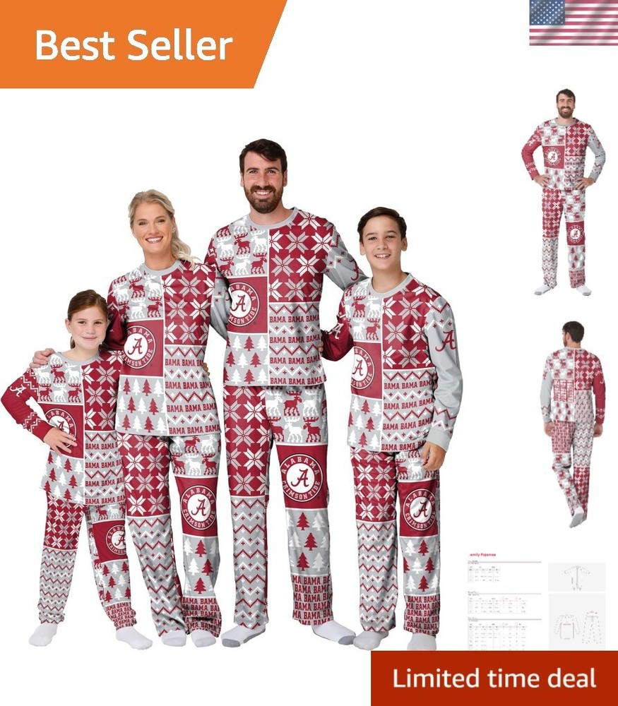 NCAA мужской семейный коллекционный набор Busy Block праздничные пижамы