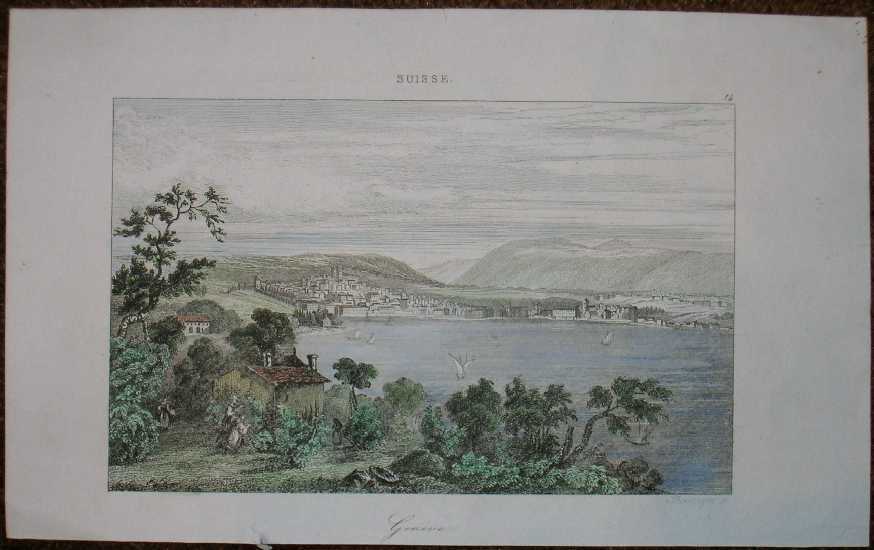 1838 print GENEVA, SWITZERLAND (14)