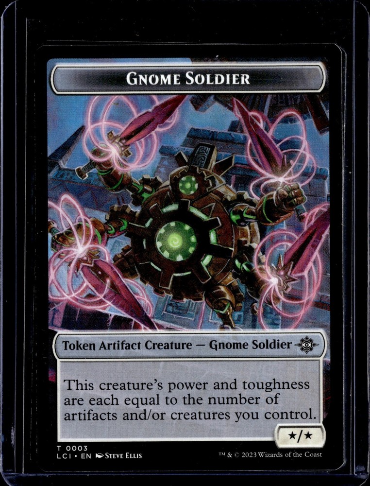 Gnome Soldier - Token - 3 - LCI - NM - MTG Magic the Gathering