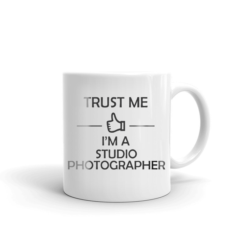 Trust Me I'm A Studio Photographer Coffee Tea Ceramic Mug Office Work Cup Gift