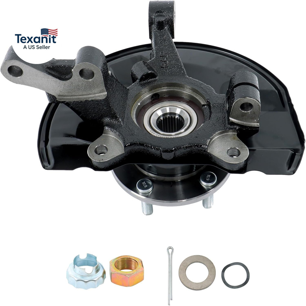 Front Right Wheel Hub Bearing Steering Knuckle Assembly 3870A008 Replacement for