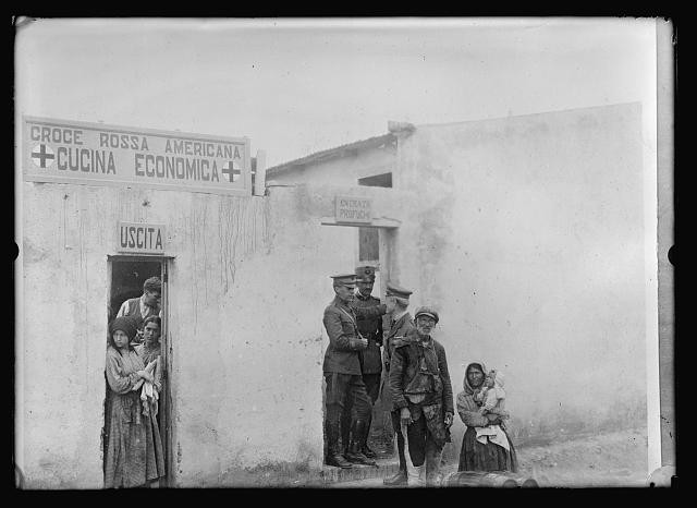 Reggio di Calabria Italy 1918 American Red Cross Kitchen Civilian Relief