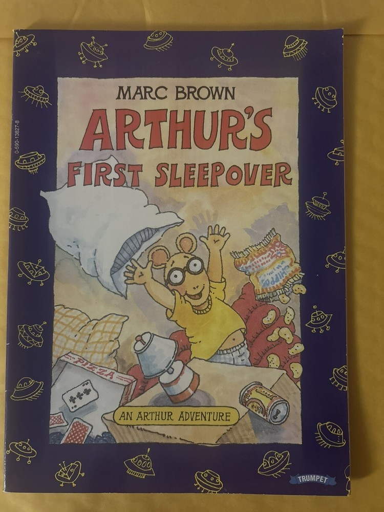 1994 Arthur’s First Sleepover by Marc Brown Good Condition