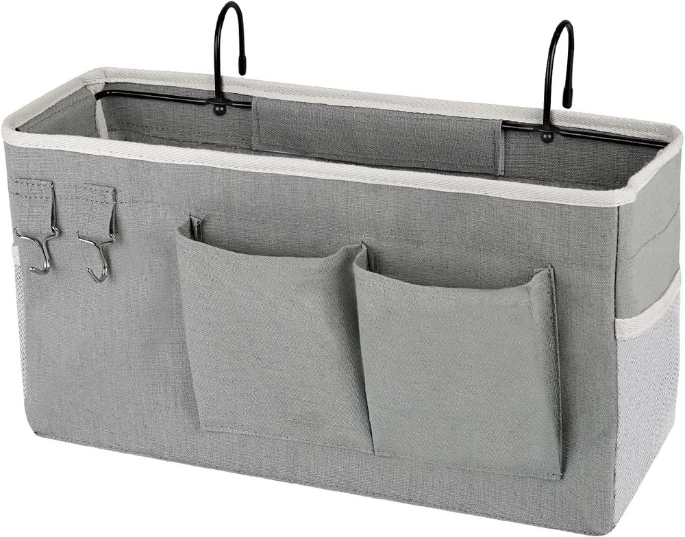 Bedside Storage Caddy/Bedside Hanging Storage Bag for Headboards Bunk Beds Dorm