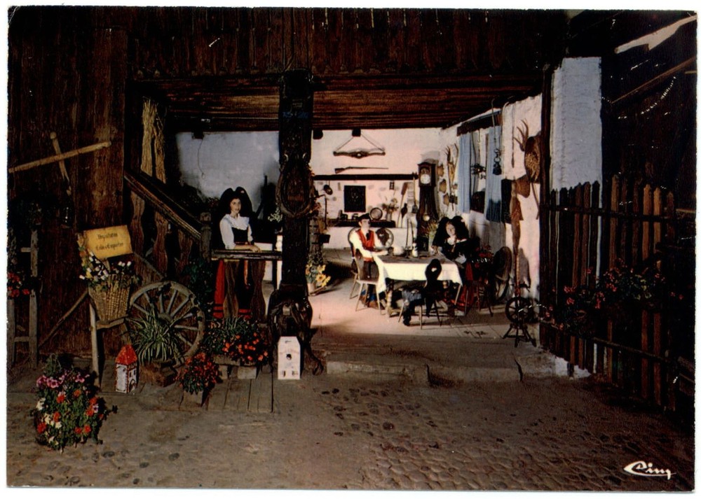 Alsace France vintage postcard sku875