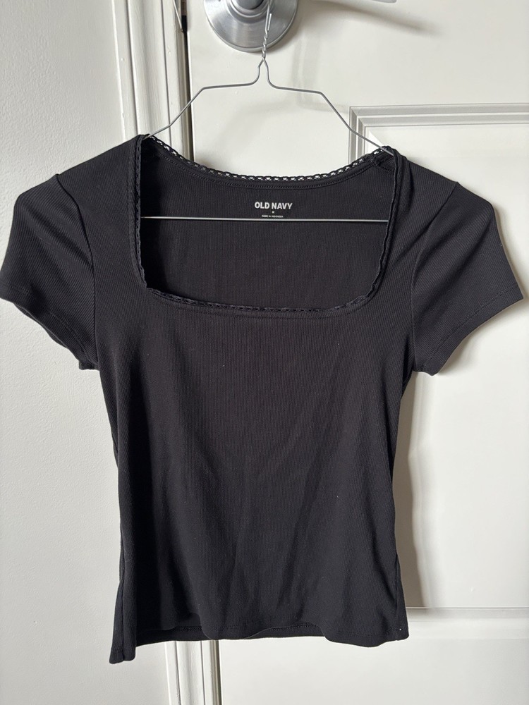 Women’s Old Navy Ribbed Tee Square Neck