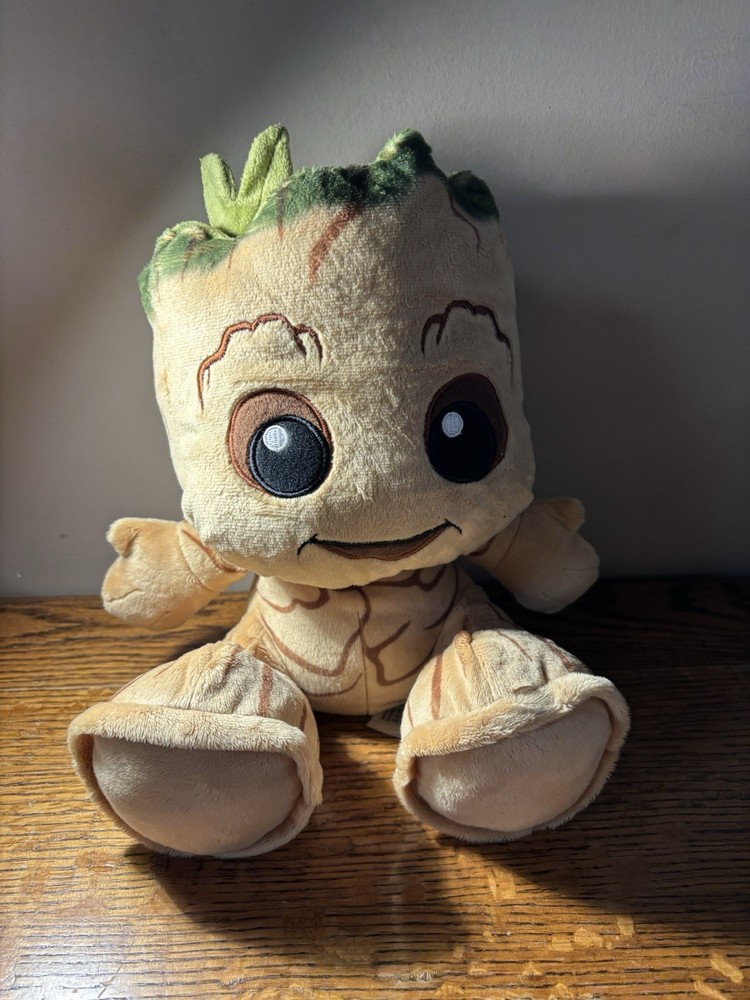 Marvel Baby Groot Plush Disney Parks Guardians Of The Galaxy Sitting Stuffed Toy