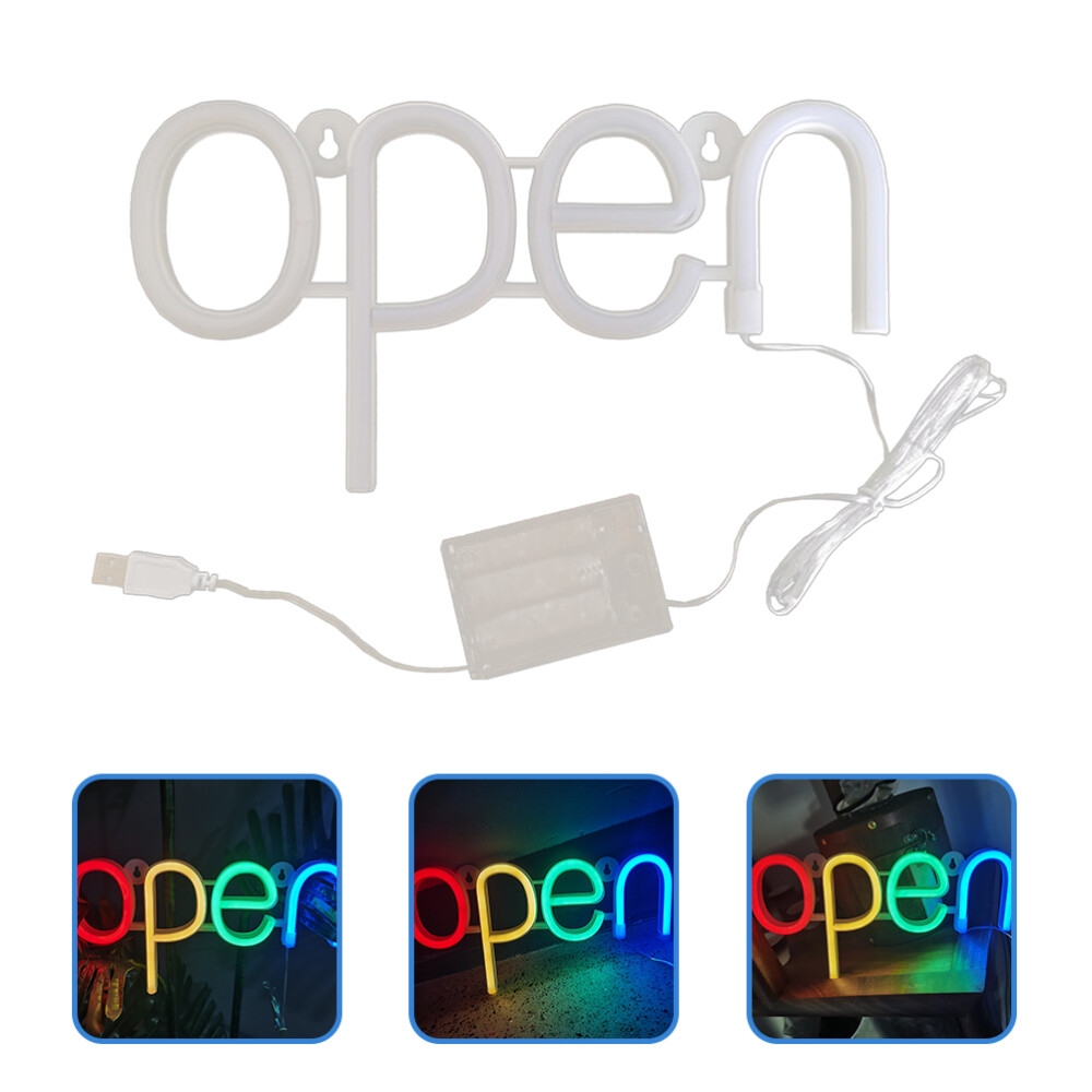 Open Sign Neon Light Hotel Lights Wall Good Decorative Effect