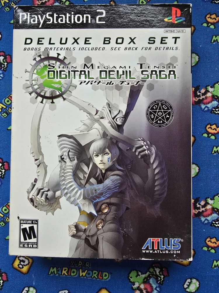 Shin Megami Tensei Digital Devil Saga (PlayStation 2 PS2) Deluxe Box w/ Manual