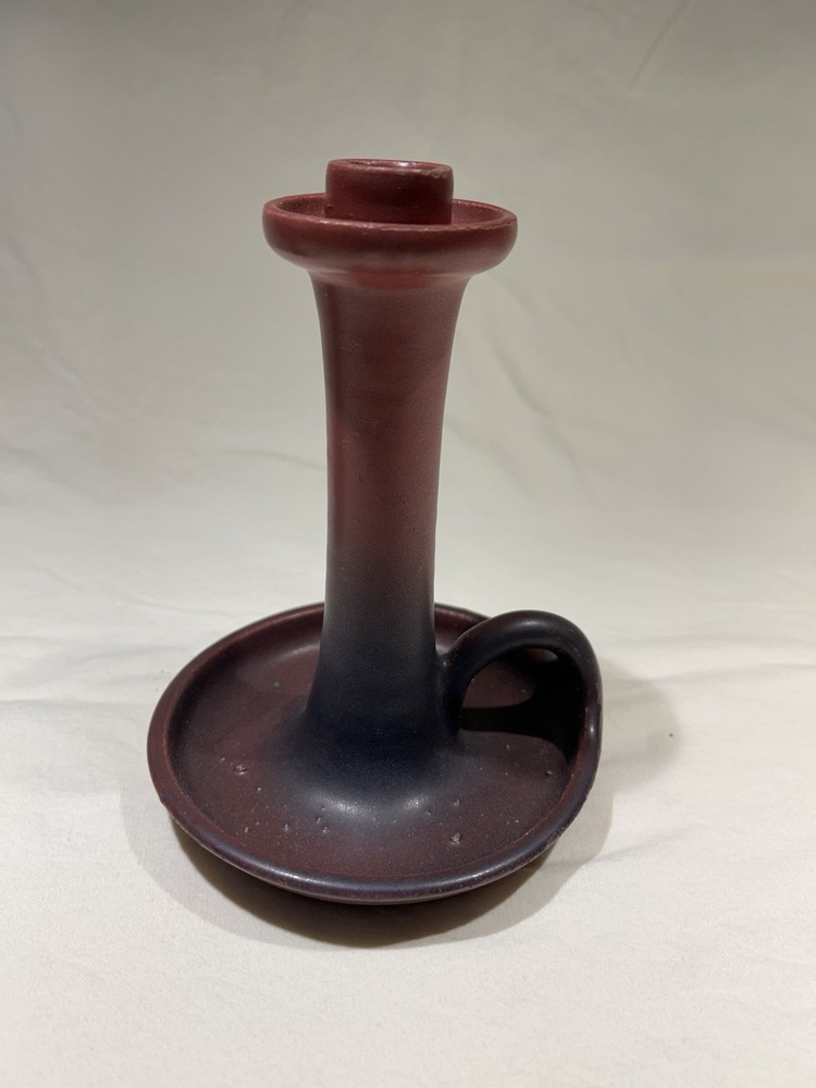 Van Briggle pottery - Mulberry Vintage Chamber-stick Signed And Marked Special