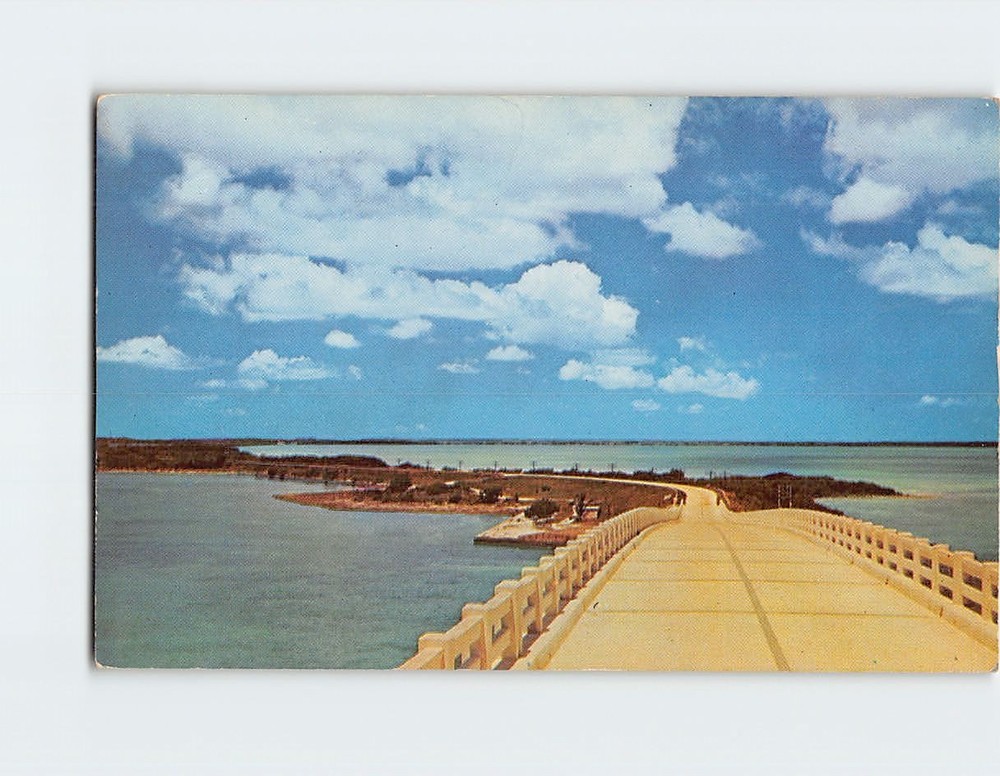 Postcard Overseas Highway to Key West Florida USA