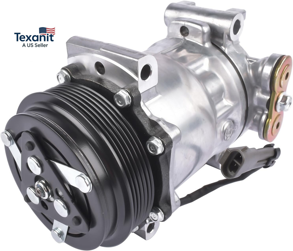 AC Compressor W/Clutch Replacement for Chevy Blazer GMC Yukon C/K 1500 2500 3500