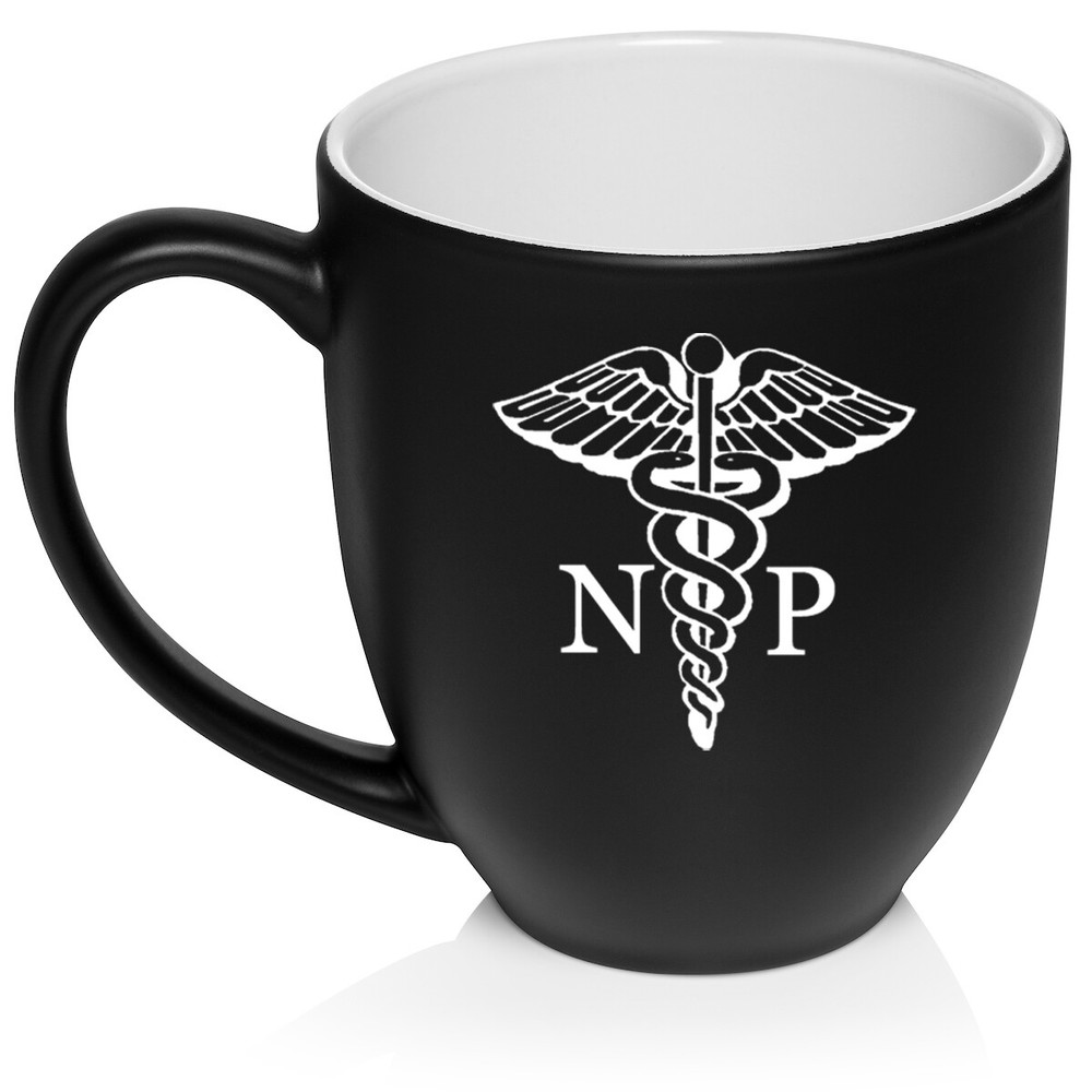 16 oz Bistro Ceramic Coffee Mug Cup NP Nurse Preceptor