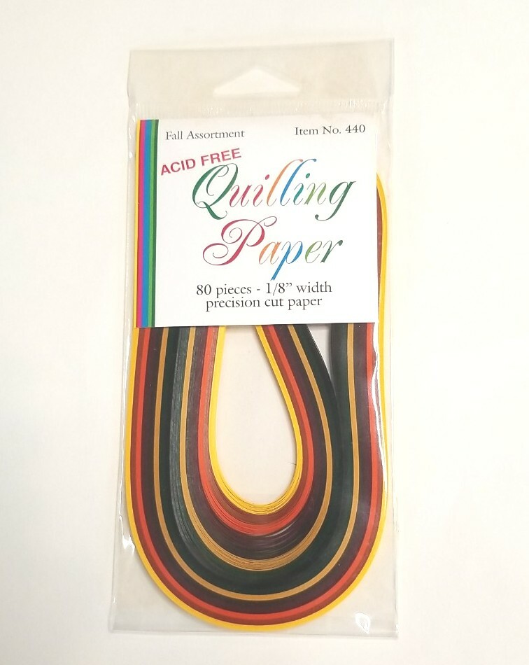 Quilling Paper - Acid Free 80 pcs 1/8