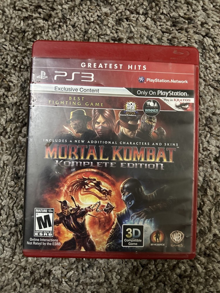 Mortal Kombat -- Komplete Edition (Sony PlayStation 3, 2012)