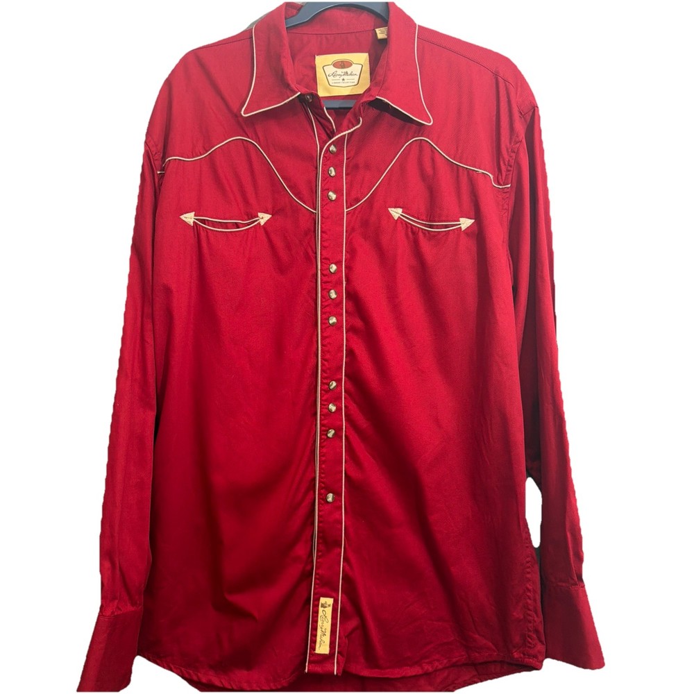 Larry Mahan VTG  70-80sCowboy Collection Western Pearl Snap Shirt