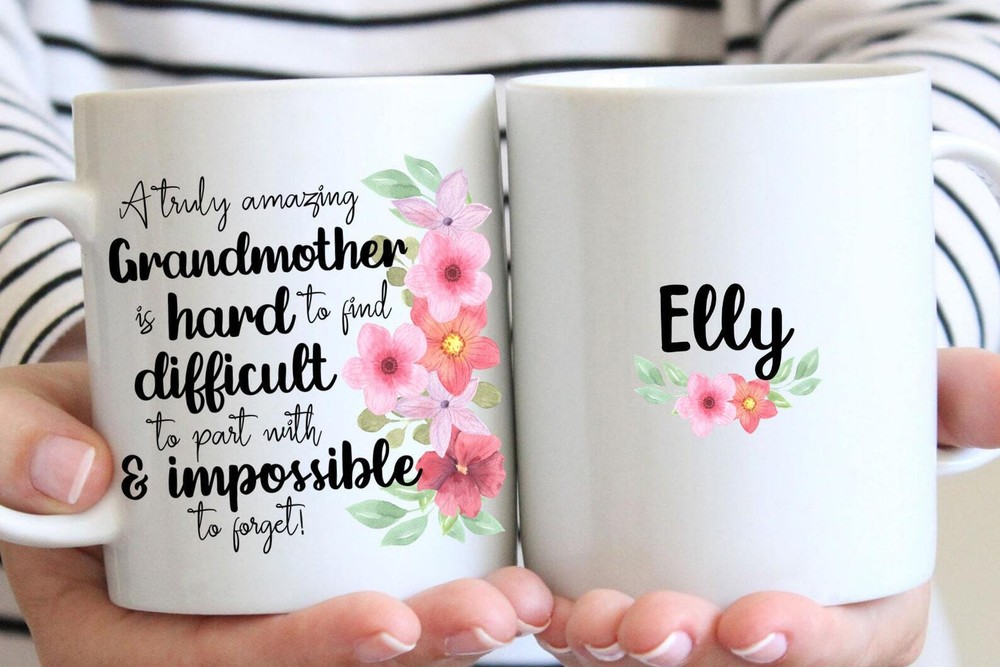 Personalized Grandmother Gift Grandmother Mug Truly Amazing Grandmother Thank