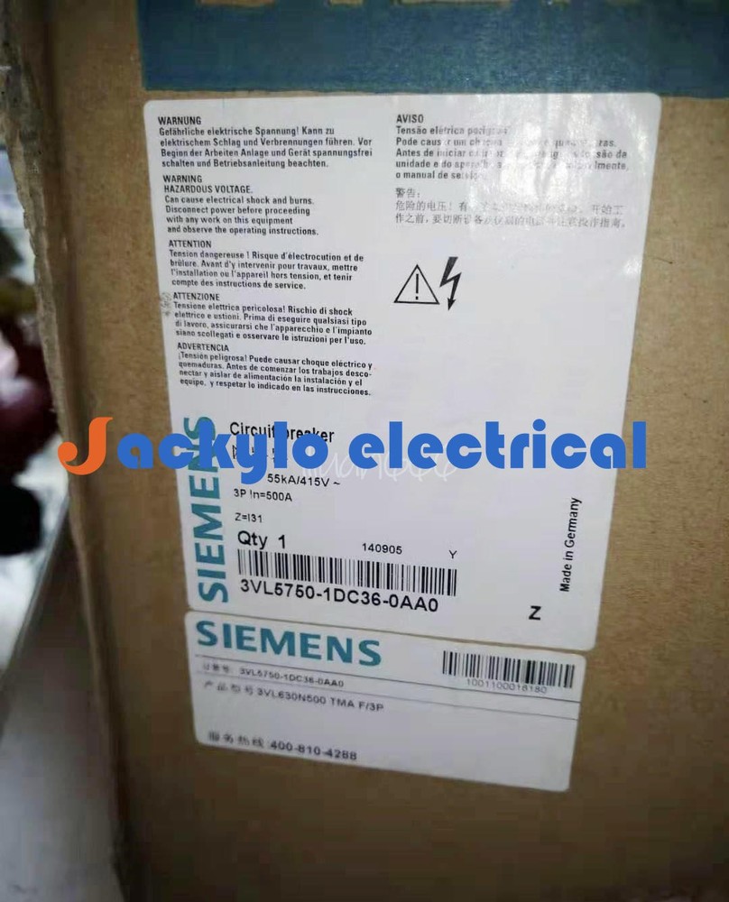 1piece NEW SIEMENS Circuit breaker 3VL5750-1DC36-0AA0