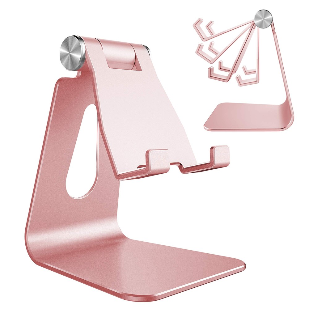 Adjustable Cell Phone Stand, Phone Stand, Cradle, Dock, Holder, Aluminum Desk...