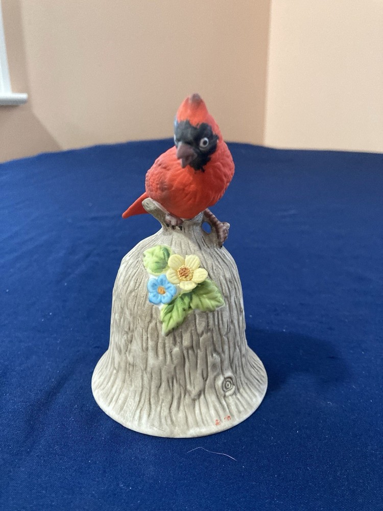 Vintage Towle Fine Bone China Cardinal Bell ~Floral Design~