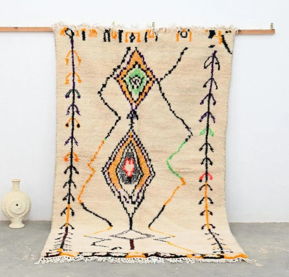 Handmade wool carpet for living room bedroom etc