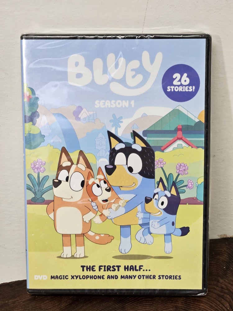 Bluey: Season 1: The First Half... Episodes 1-26 DVD 2018 New Sealed