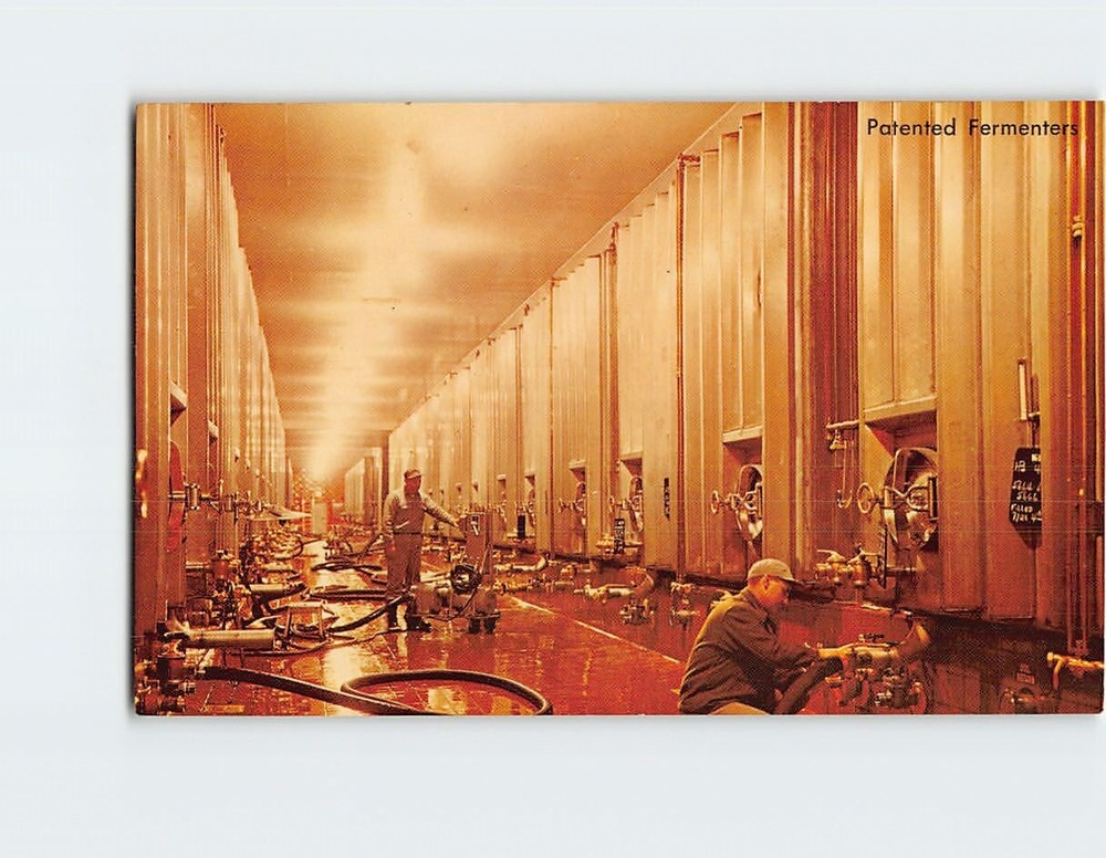 Postcard Patented Fermenters Eastern Home Of Anheuser Busch Inc. USA