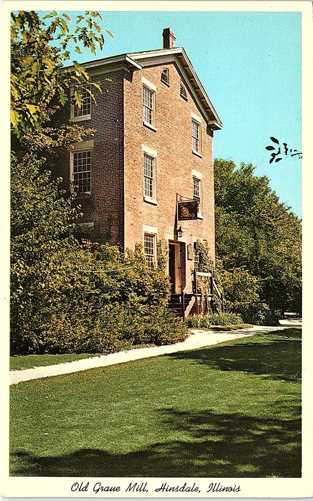 Postcard MUSEUM SCENE Hinsdale Illinois IL m/09 AI5695