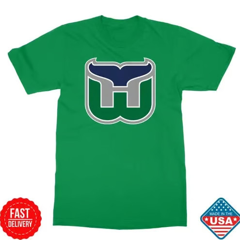 Hartford Whalers Ice Hockey T-Shirt