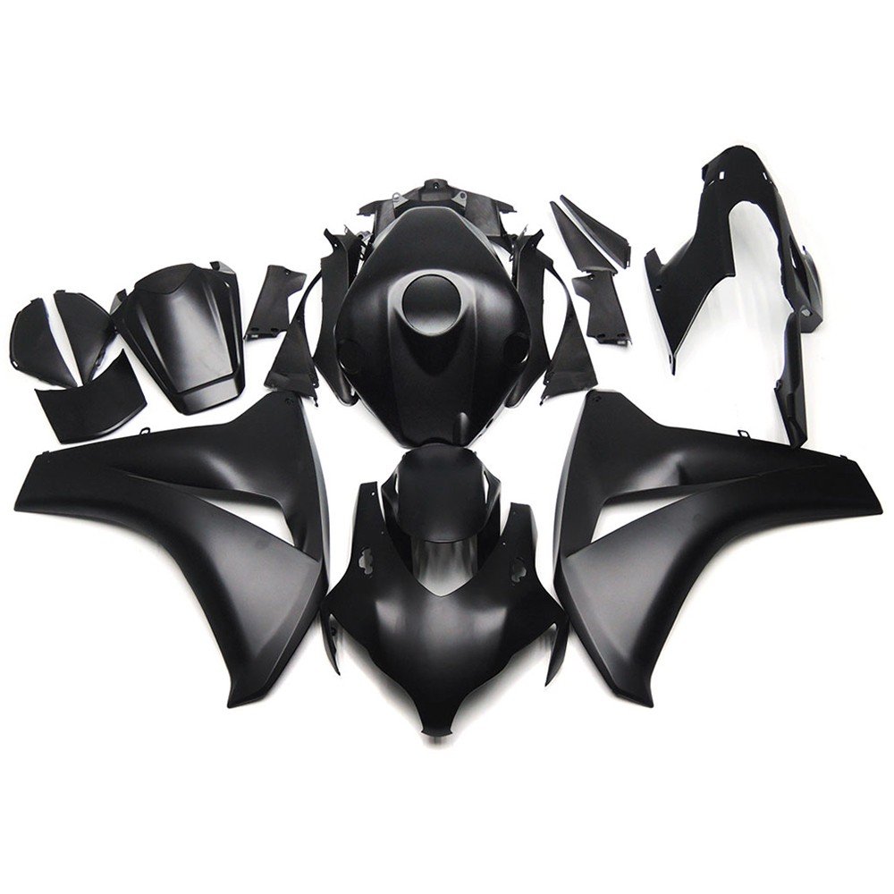 Matte Black Fairing Kit For Honda CBR1000RR 2008-2011 Injection Plastic Bodywork